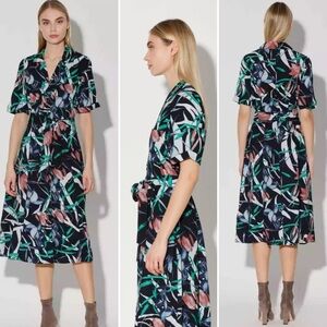 Walter Baker Valencia Dress Midnight Tulip